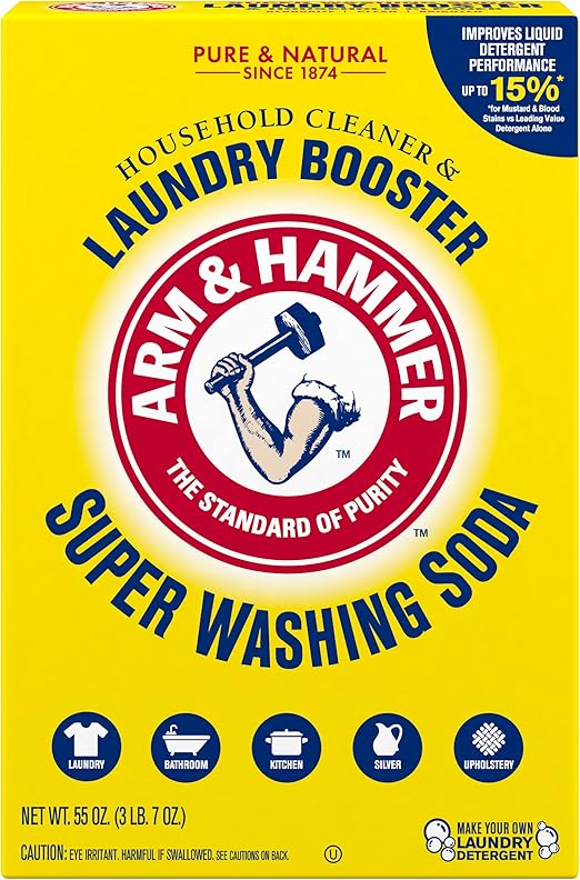 amp; dwight co 03020 arm &amp; hammer super washing soda 55